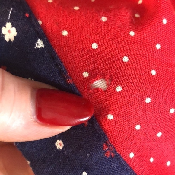 Gymboree Baby Lovey Security Blanket Bear Western Red White & Blue Toy - Picture 10 of 10